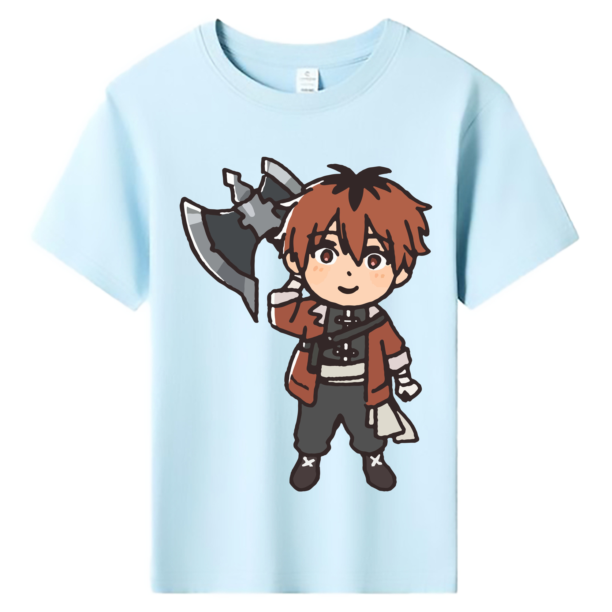 （画像用） 葬送のフリーレン Frieren 綿100％キッズTシャツ（フロントプリント）